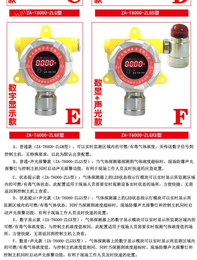 化工廠倉(cāng)庫(kù)鹽酸泄漏報(bào)警器,智能監(jiān)測(cè)配聲光報(bào)警器